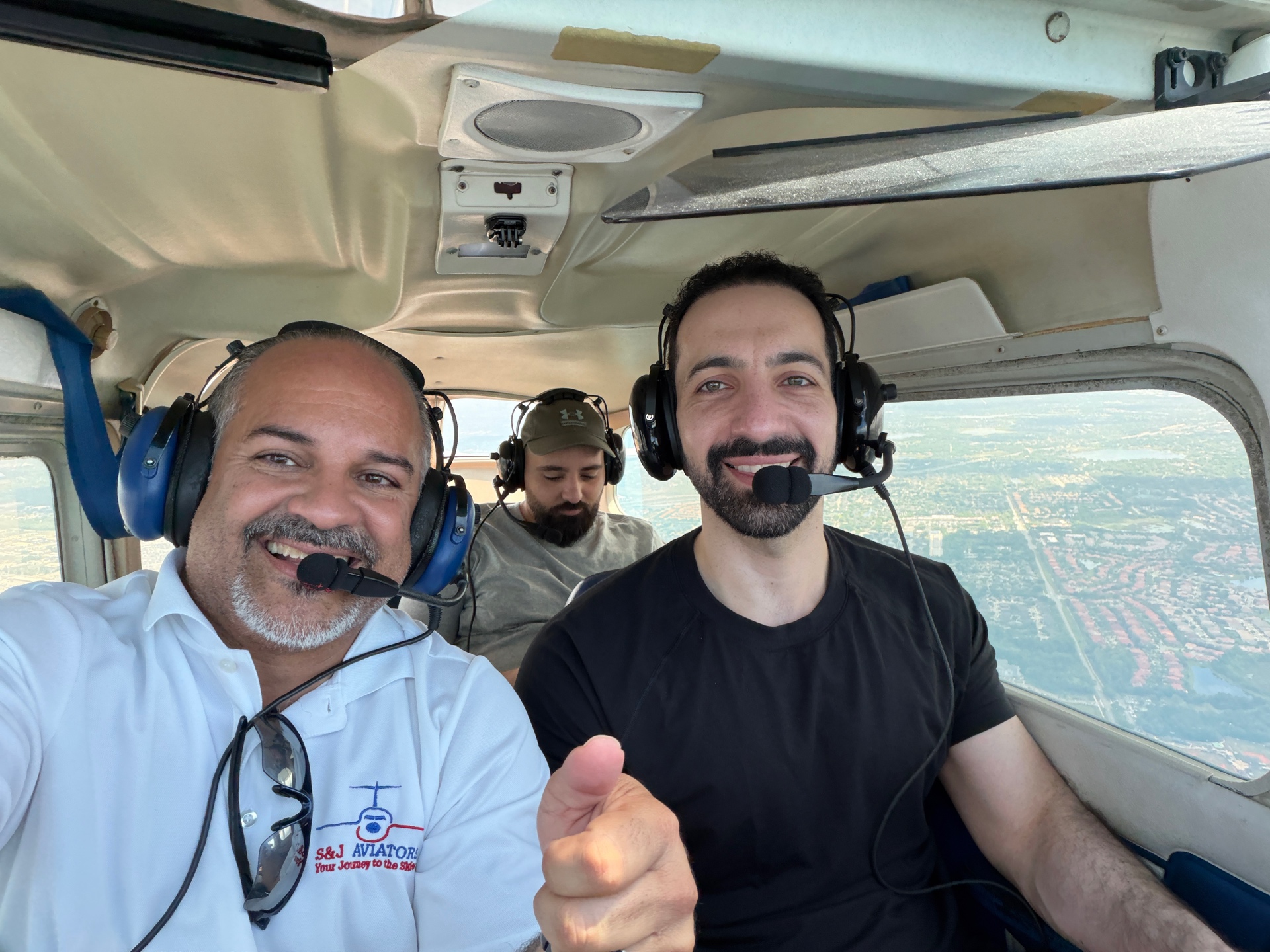 Khalid on a Cessna 172