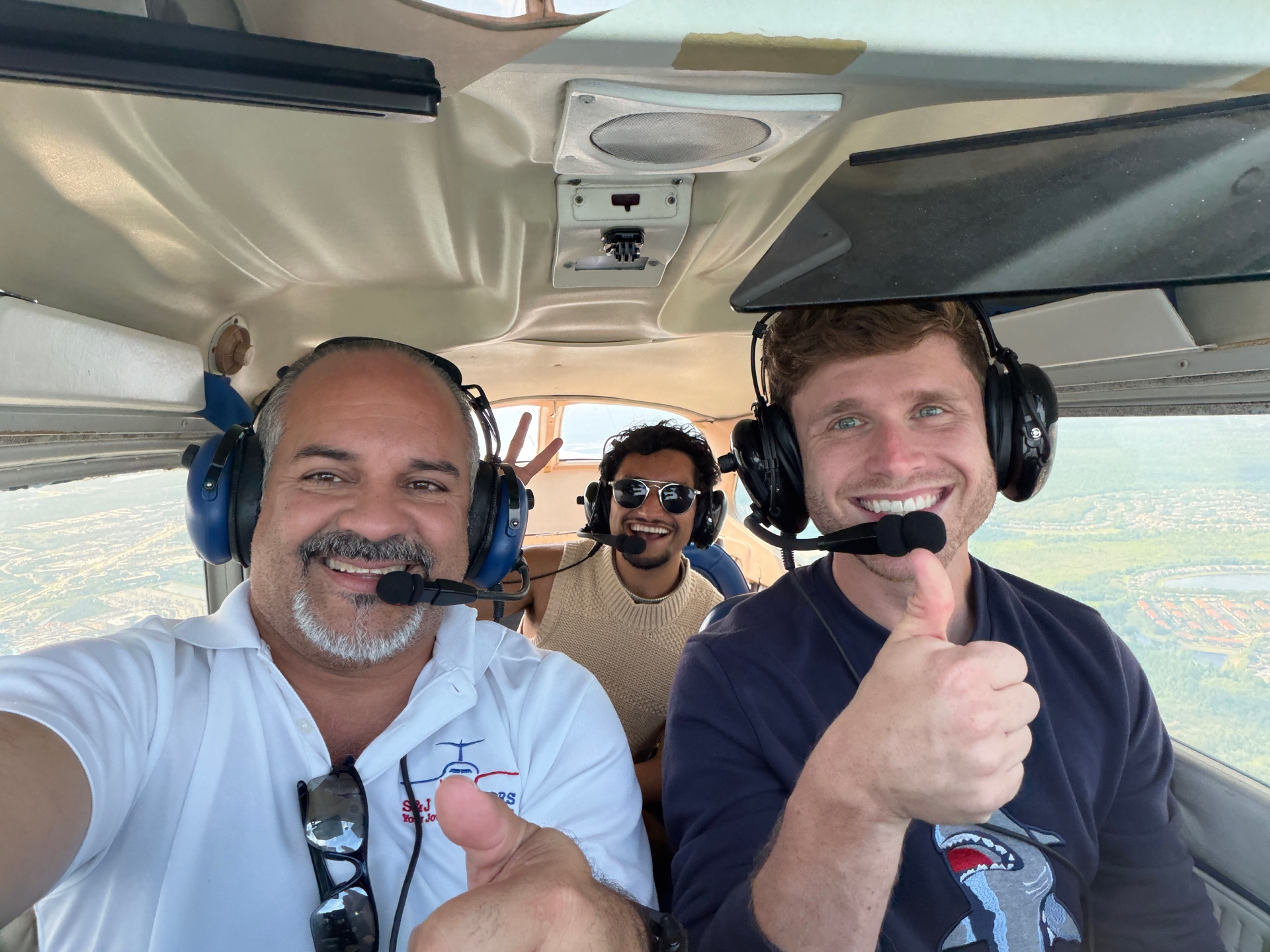 Thomas & Diego on a Cessna 172